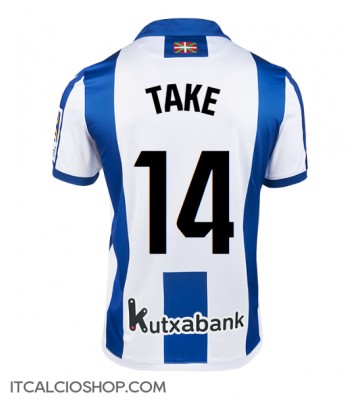 Real Sociedad Takefusa Kubo #14 Prima Maglia 2024-25 Manica Corta